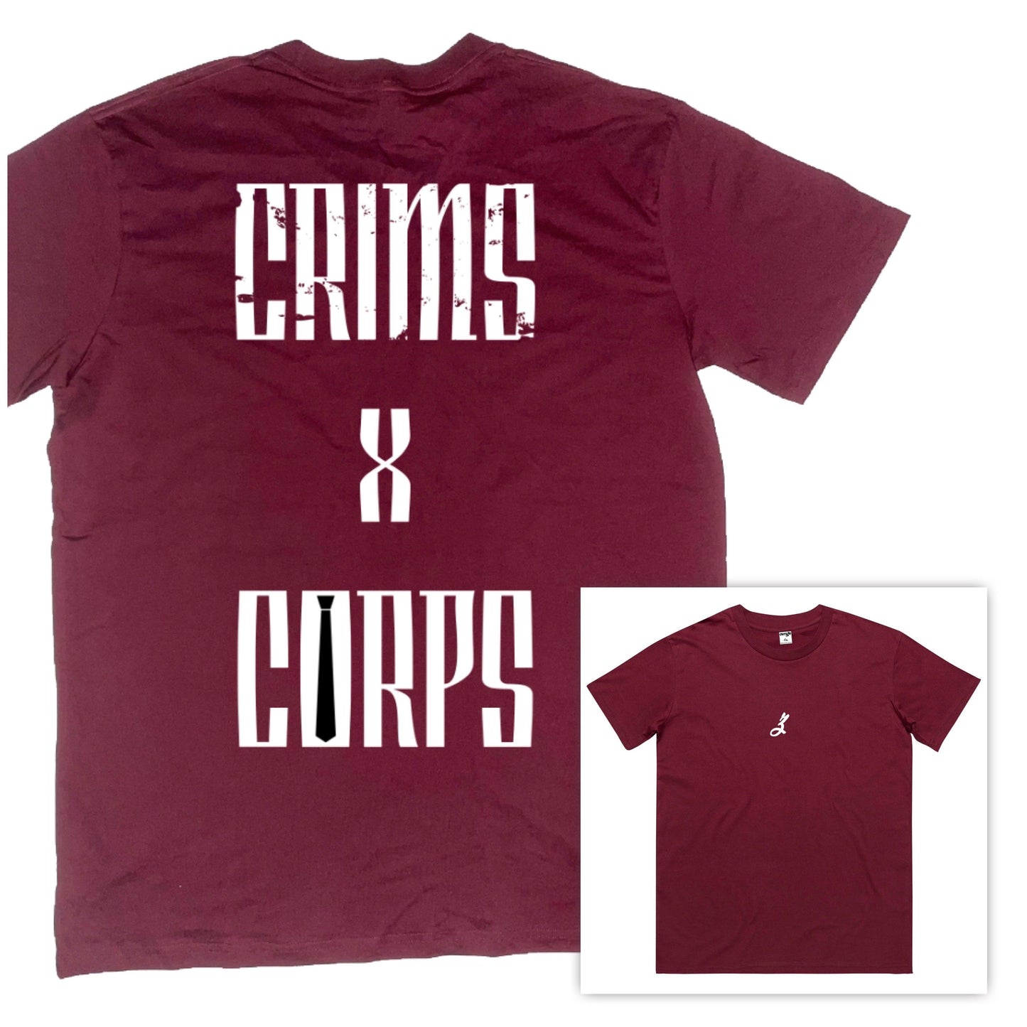 crims x corps [t-shirt] - ovrsze