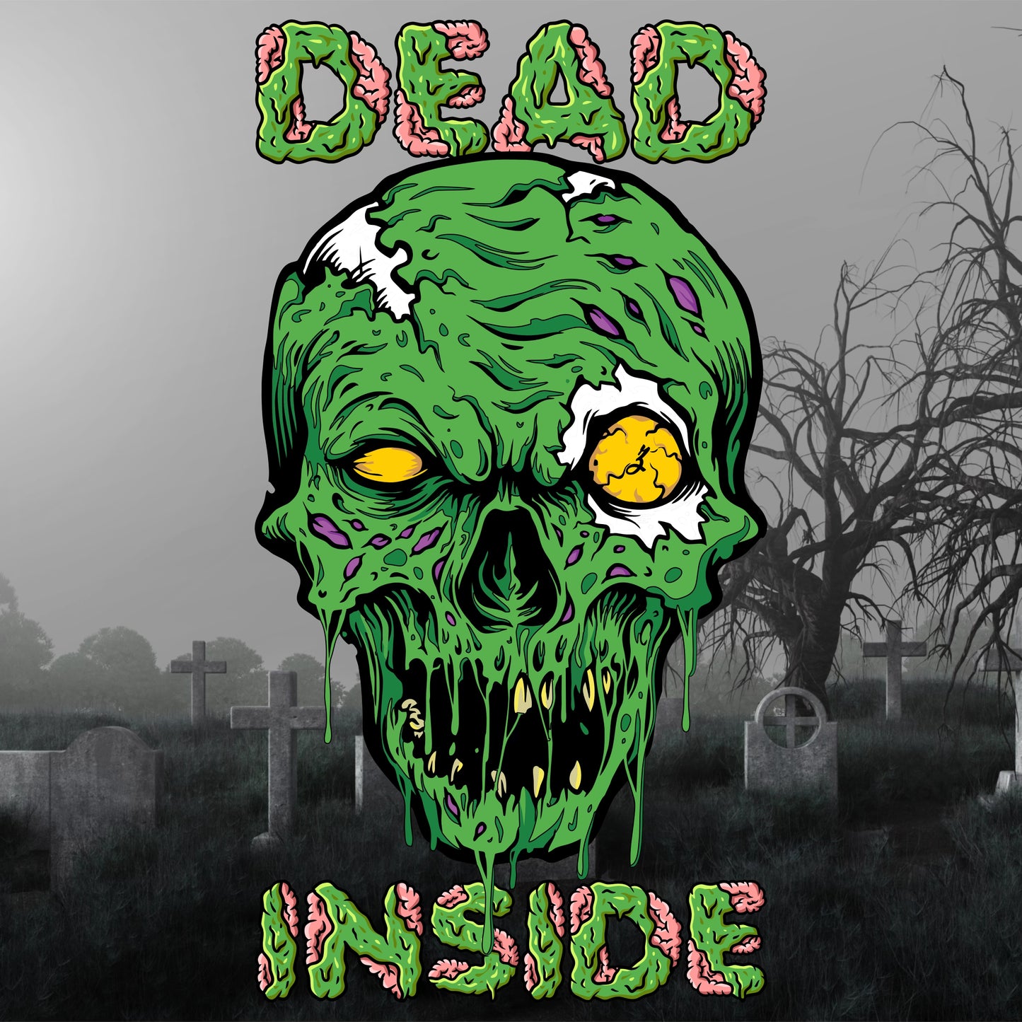 dead inside [hoodie] - ovrsze