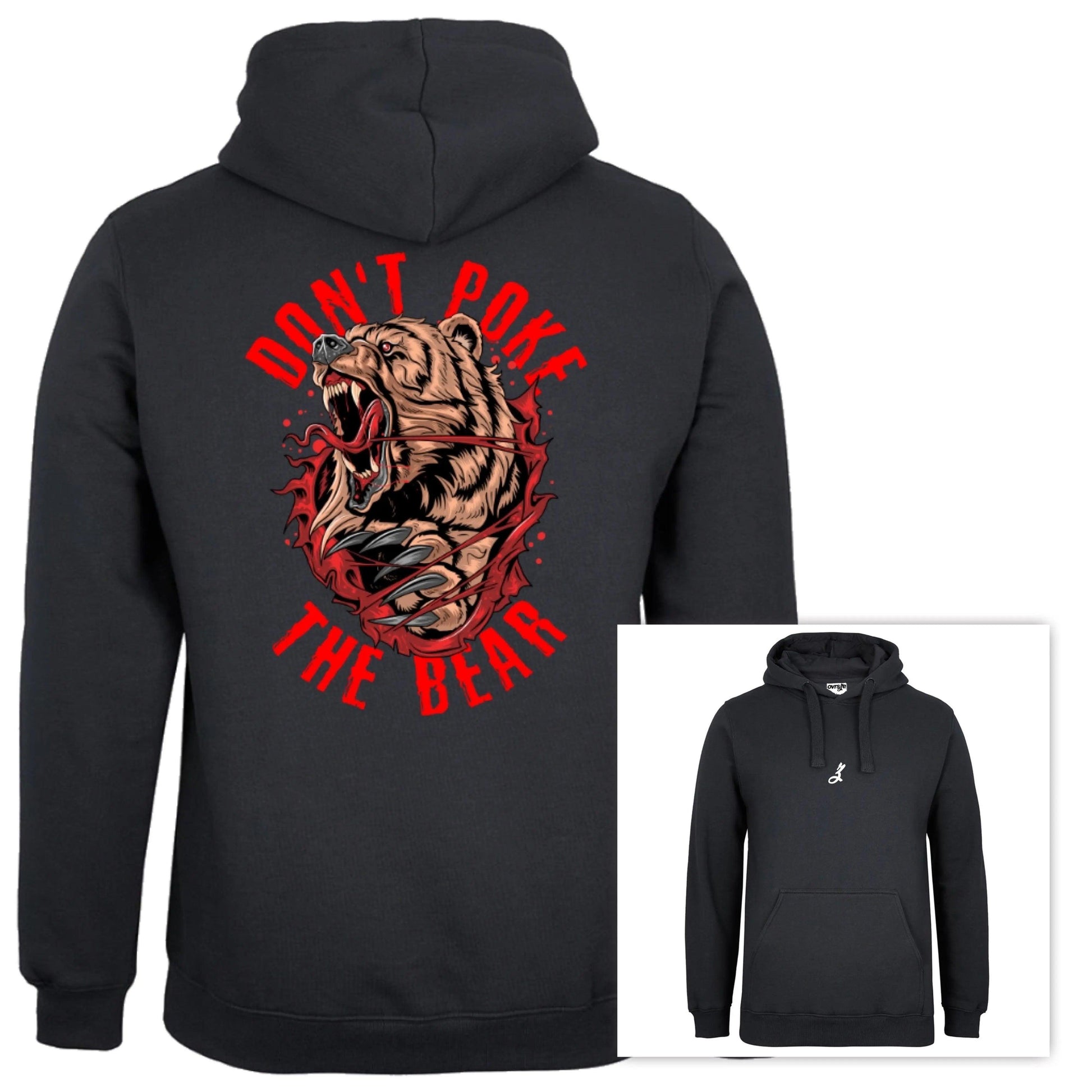 don't poke the bear [hoodie] - ovrsze