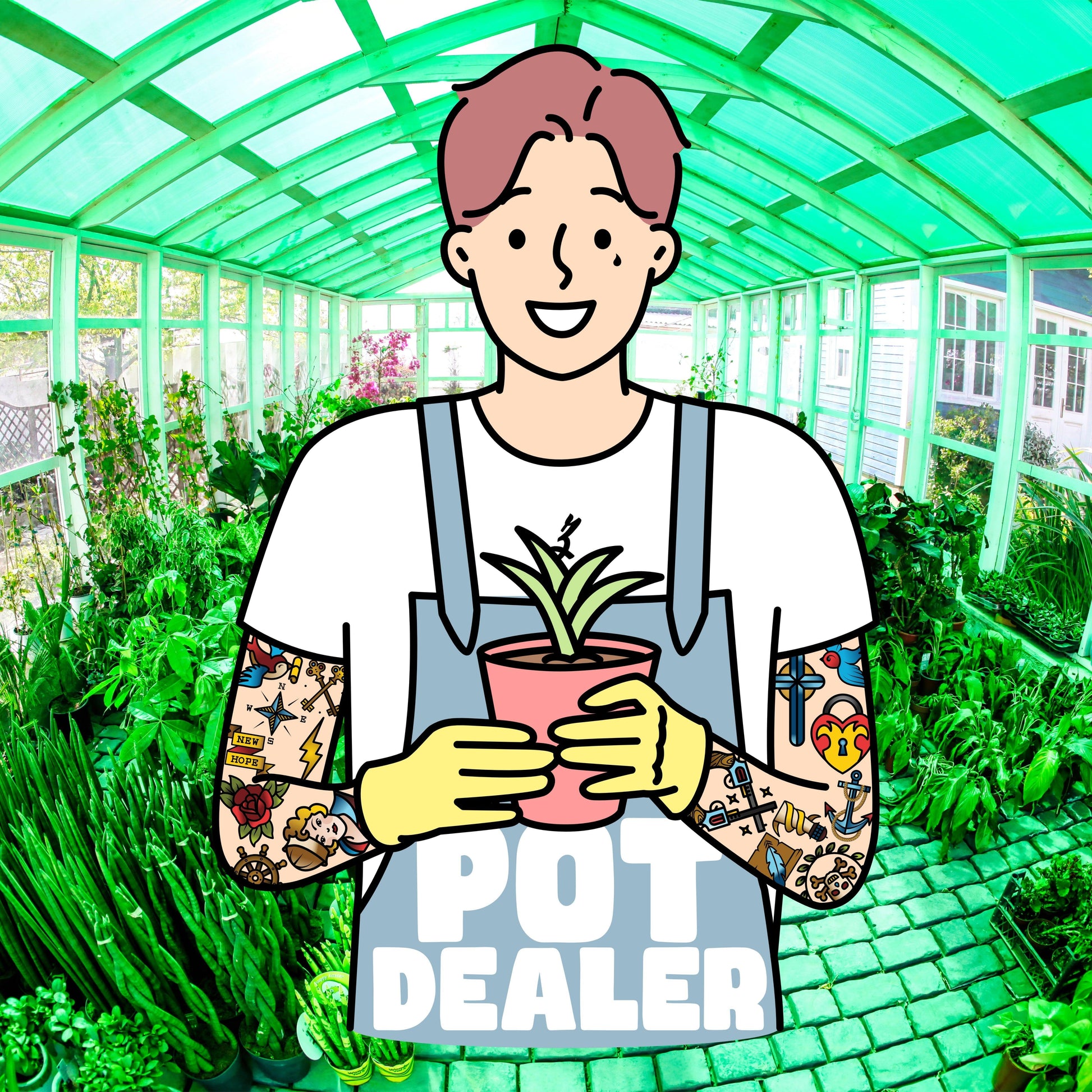 pot dealer [t-shirt] - ovrsze