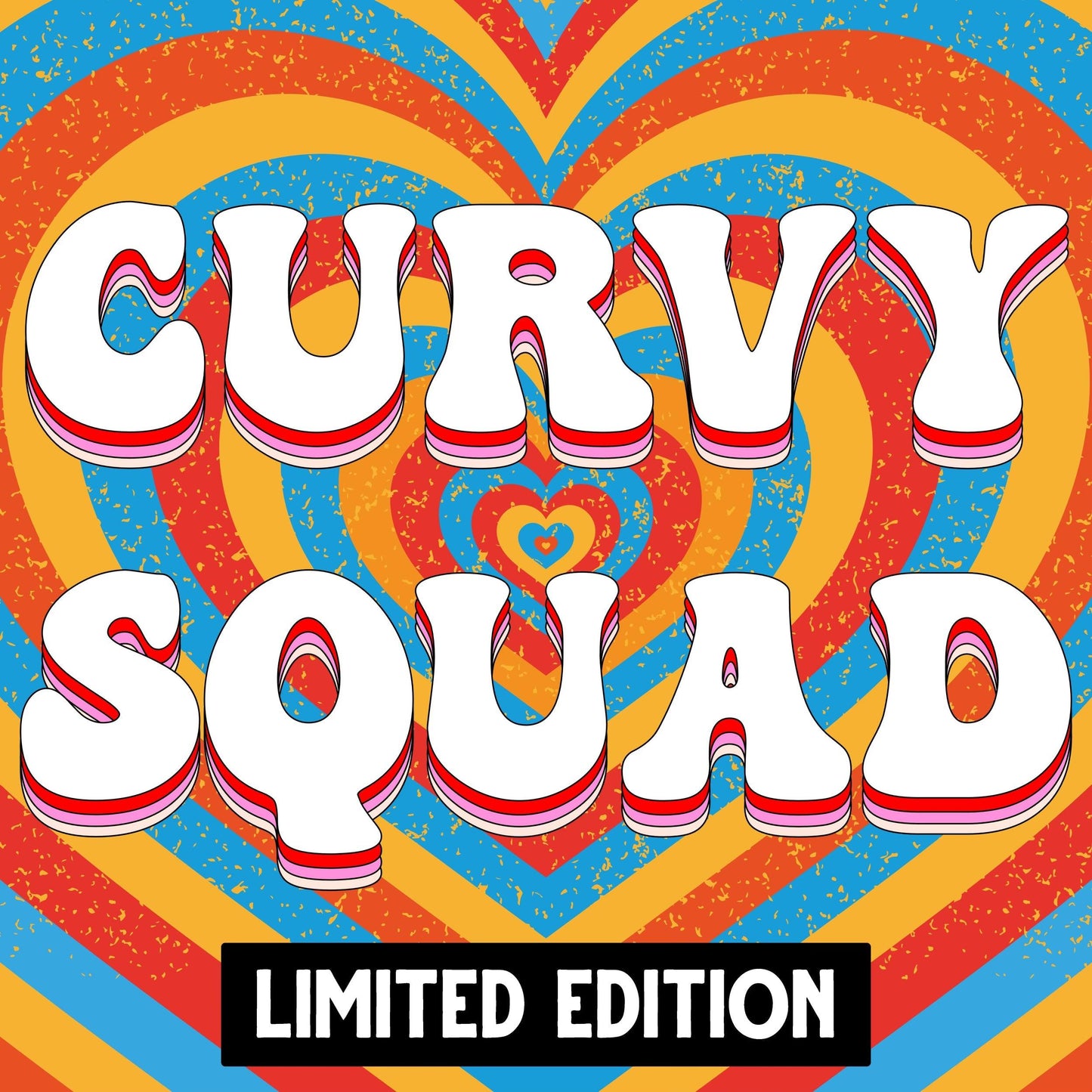 curvy squad [t-shirt] - ovrsze