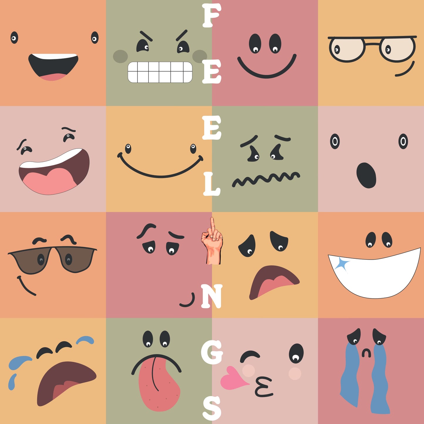 feelings [t-shirt] - ovrsze