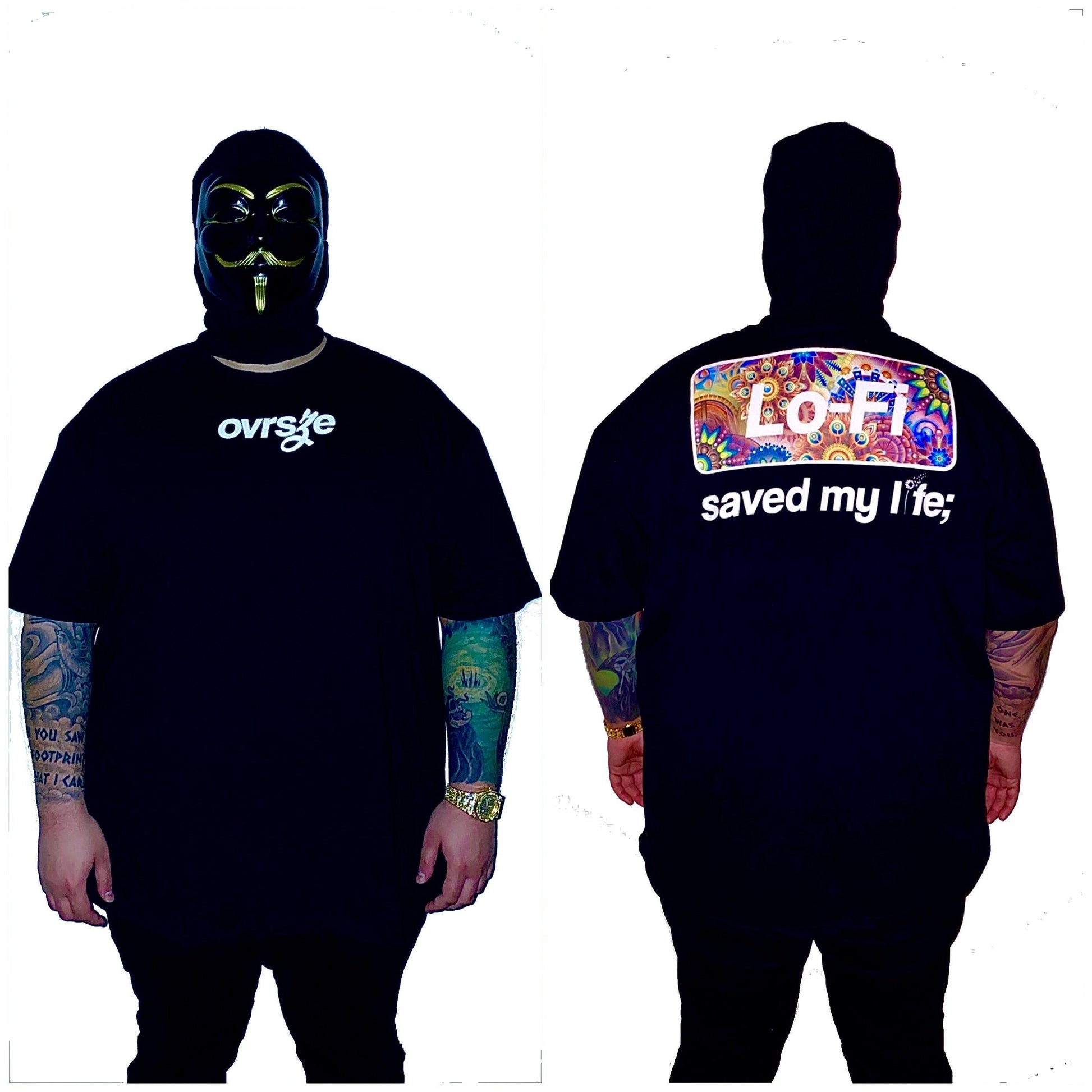 lo-fi saved my life; [t-shirt] - ovrsze