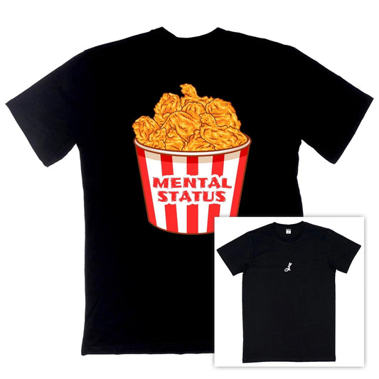 mental status: fried [t-shirt] - ovrsze