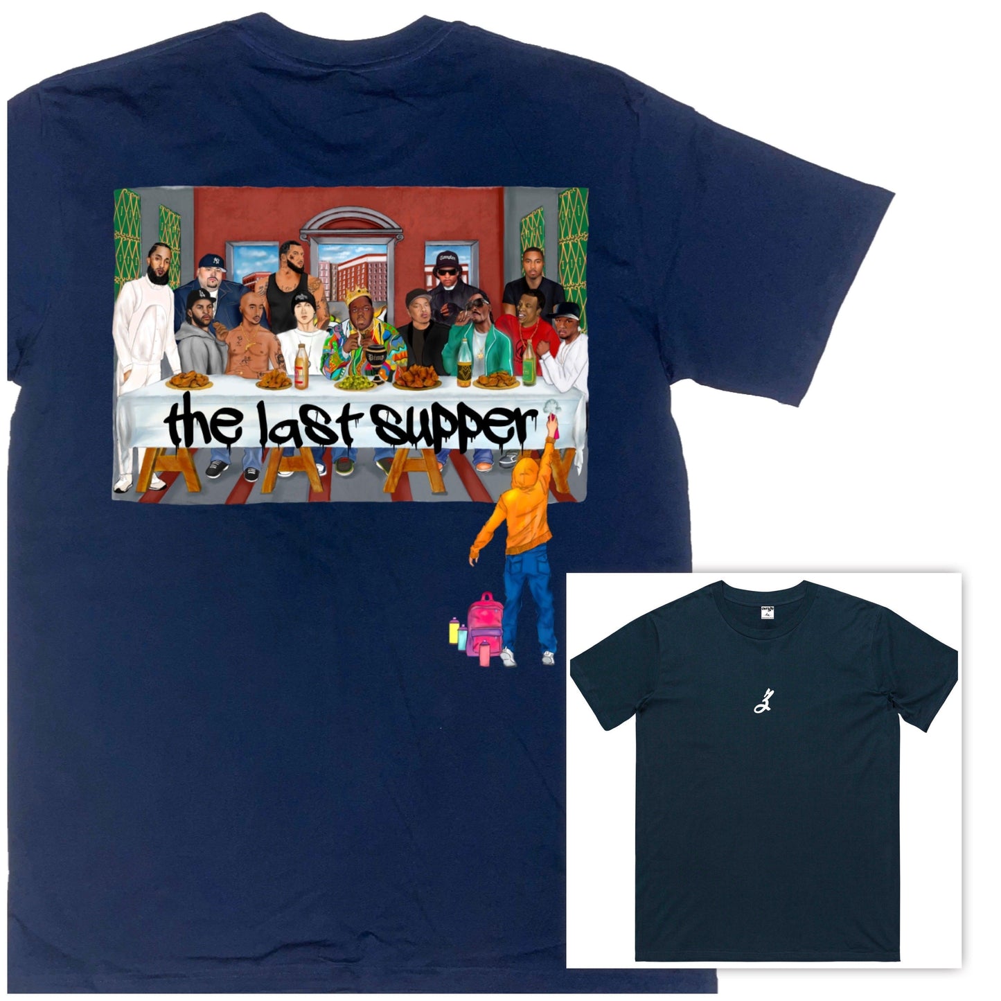 the last supper [t-shirt] - ovrsze