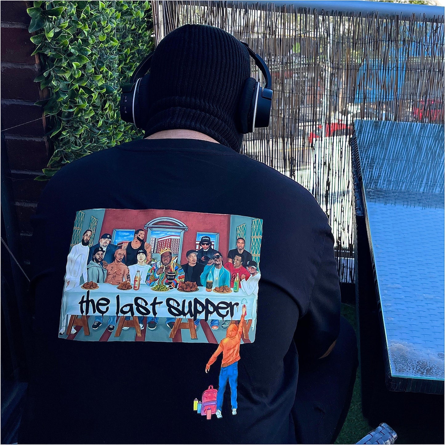 the last supper [t-shirt] - ovrsze