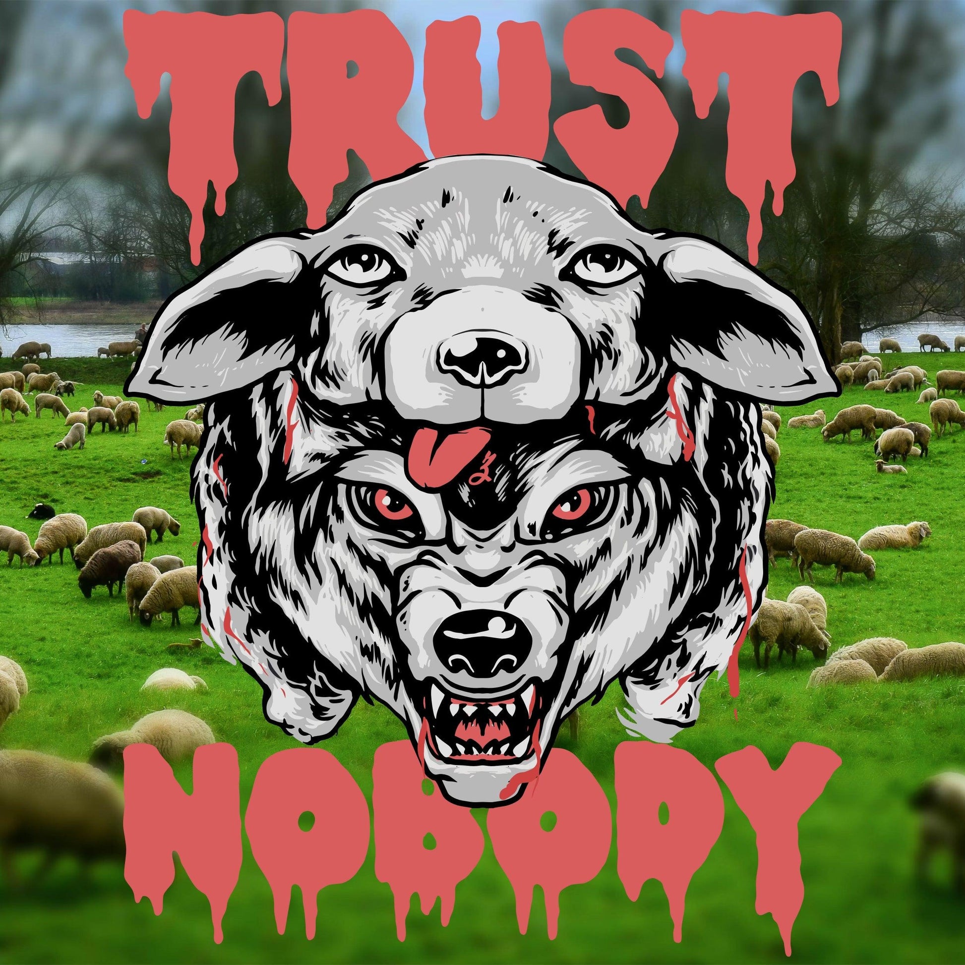 trust nobody [t-shirt] - ovrsze