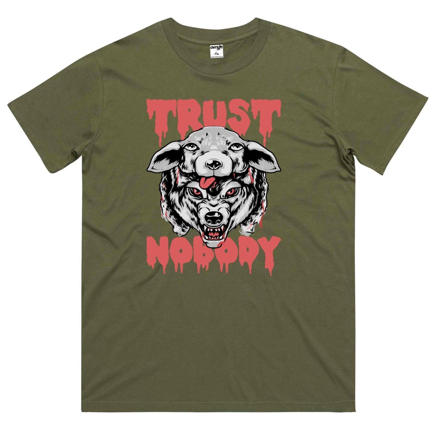 trust nobody [t-shirt] - ovrsze