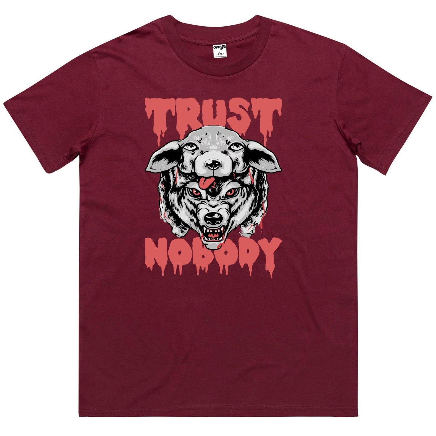 trust nobody [t-shirt] - ovrsze